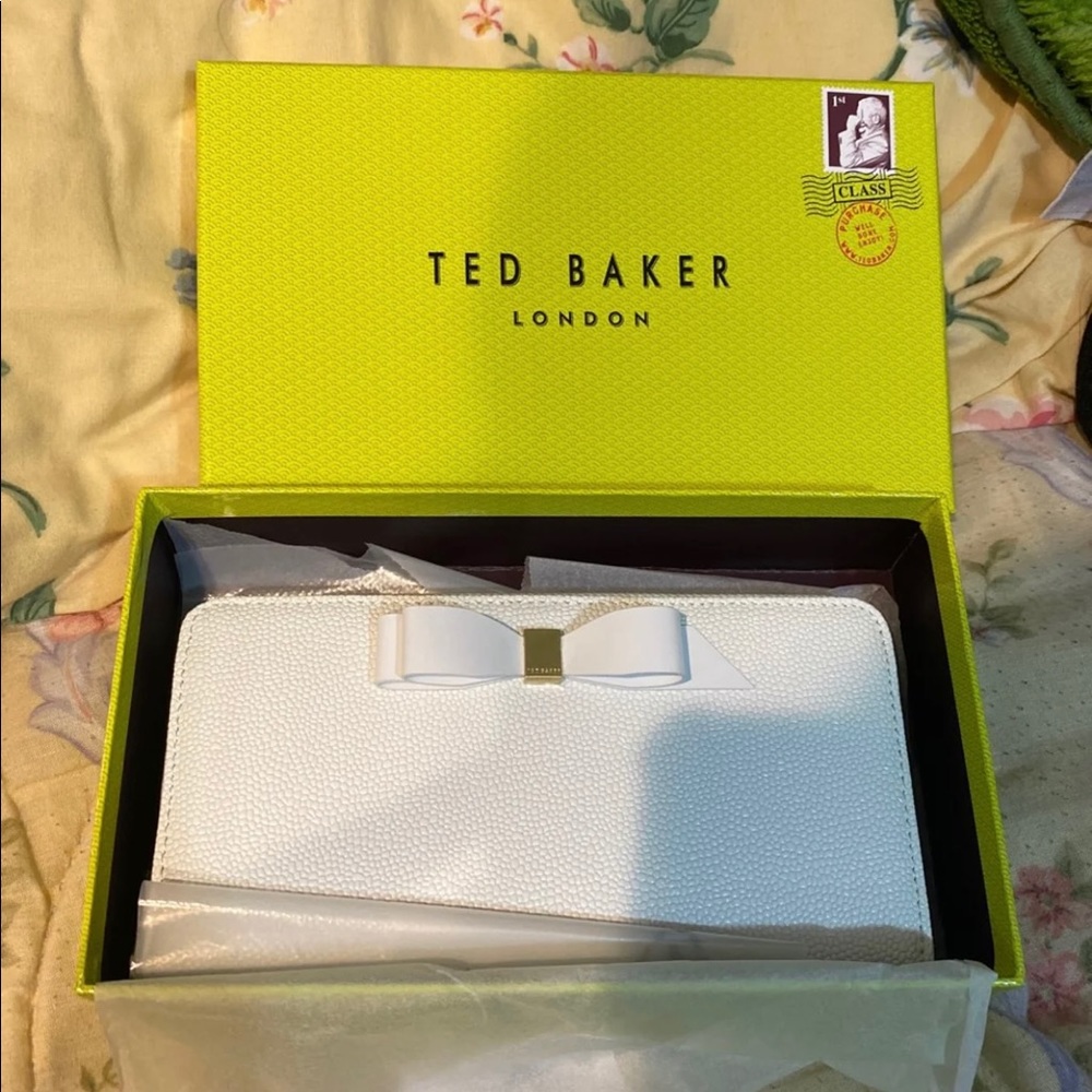 Ted baker Wallet in white